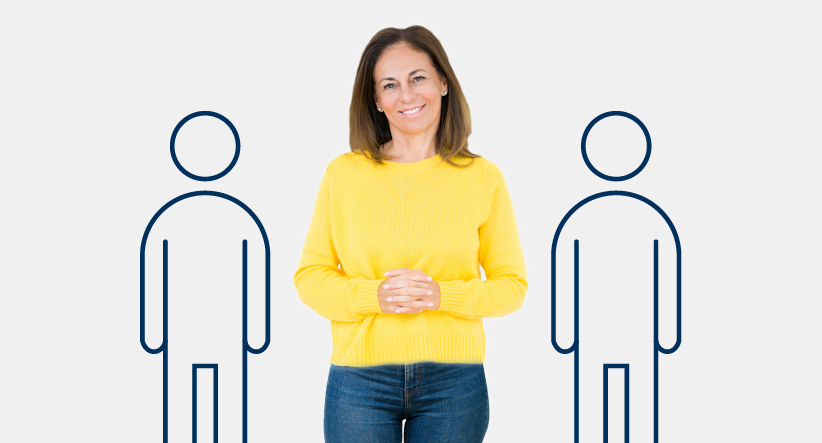 Smiling woman