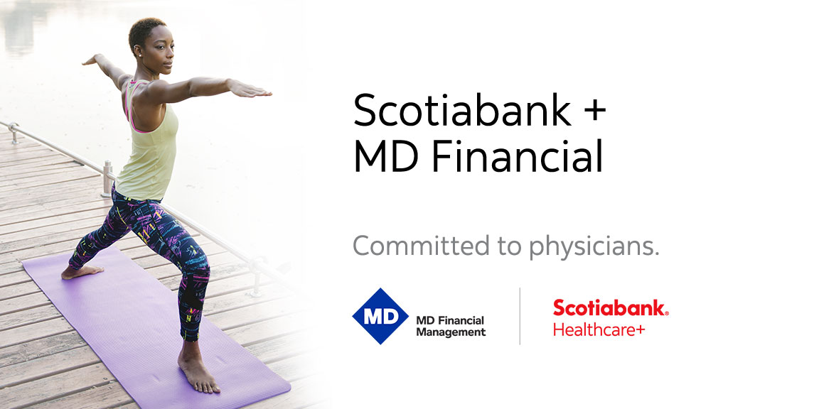 MDFM and Scotiabank Healthcare+ logos