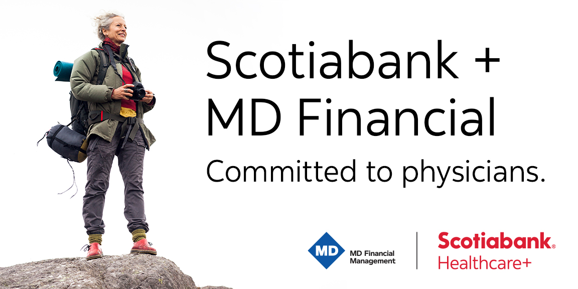 MDFM and Scotiabank Healthcare+ logos