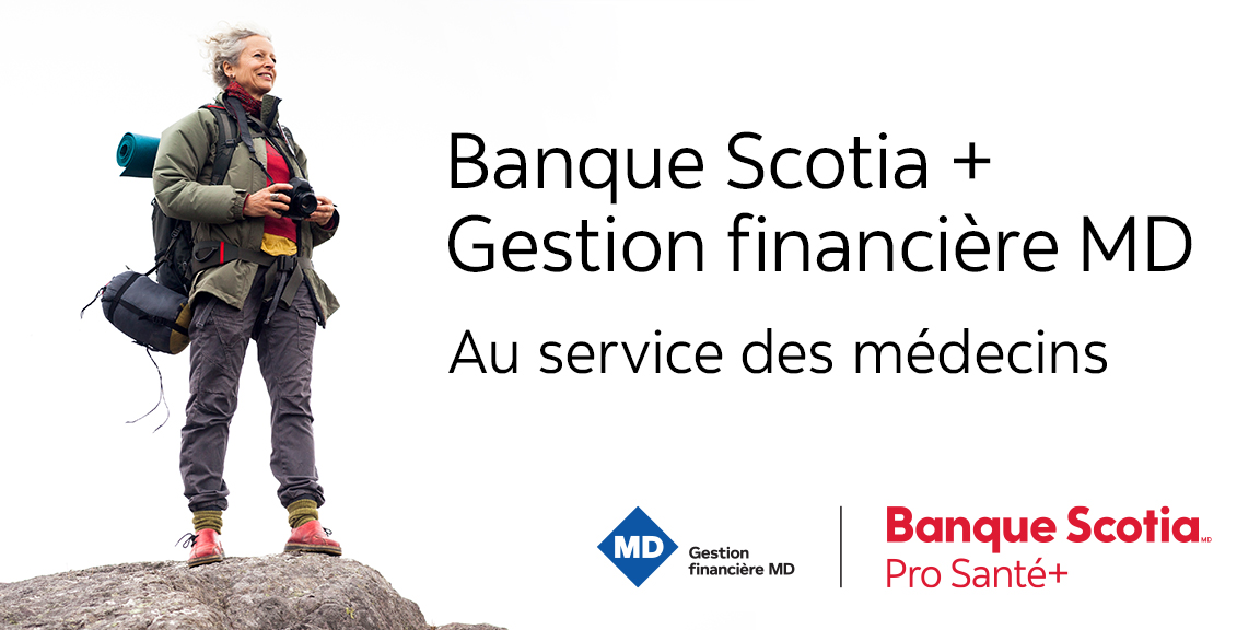 Logos Gestion financière MD et Banque Scotia Pro Santé+